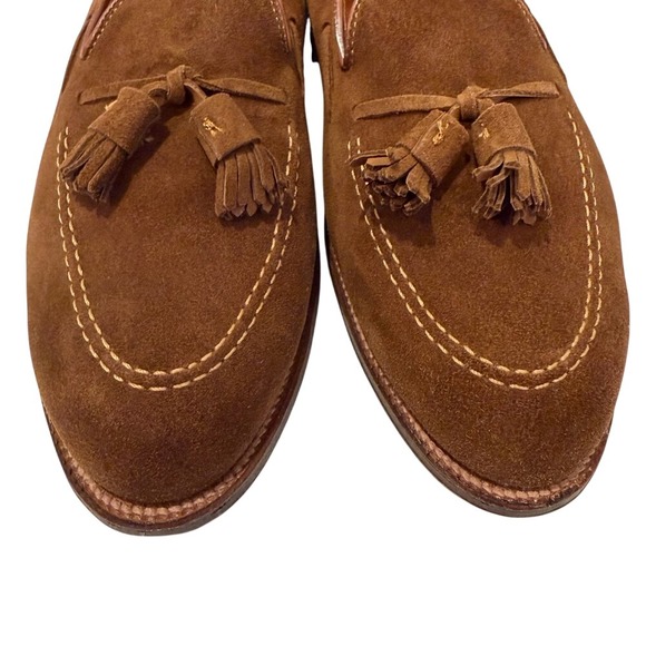 Alden Tassel Moccasin Loafer 3403 Men's 13D Snuff Suede Quiet Luxury Workwear - Picture 3 of 14